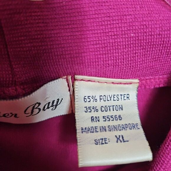 Colter Bay Women's Sz XL pink turtleneck long sleeve poly cotton Singapore - Picture 2 of 8